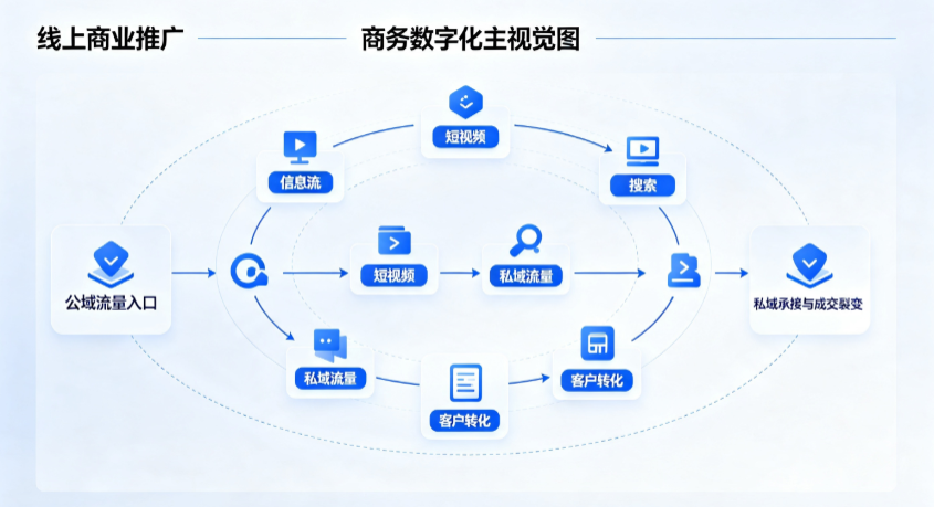 黑水县线上商业推广怎么做？全域流量闭环搭建与低成本转化实战指南